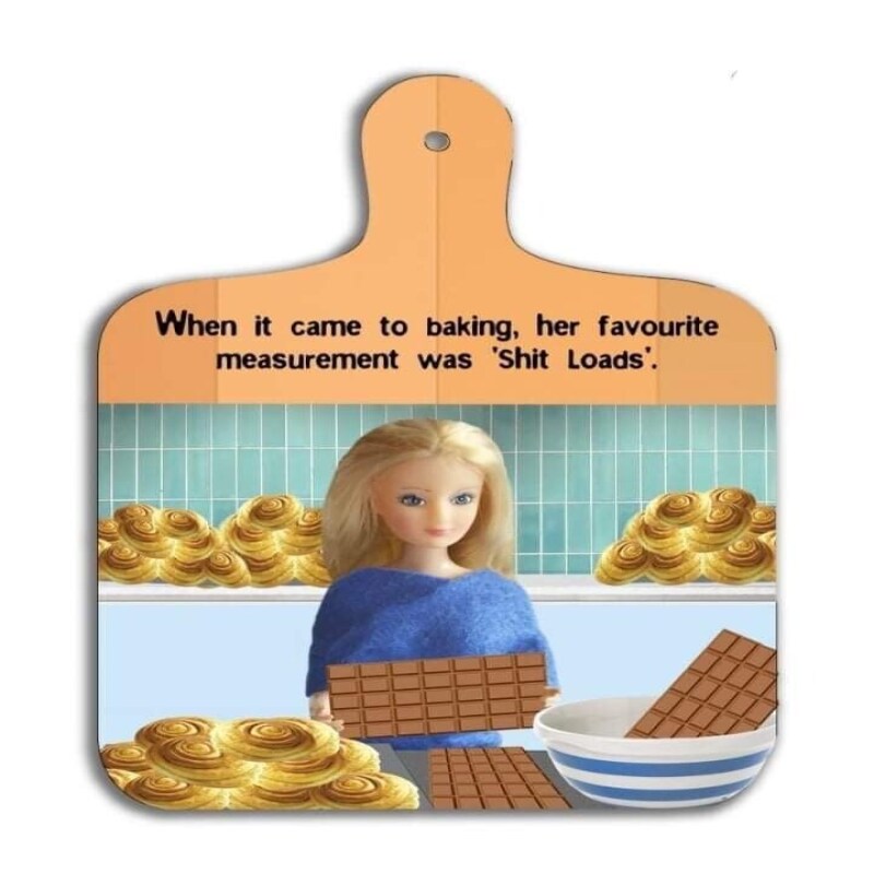 Fun Chopping Board | Trollied Dollies | Kitchen Gift |