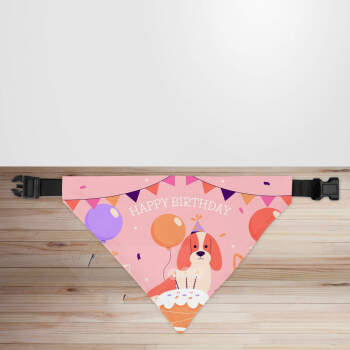 'Happy Birthday' Dog/Puppy Bandana