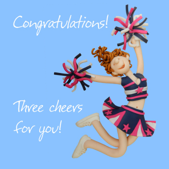 Congratulations Three Cheers Greeting Card One Lump or Two Holy Mackerel Cards