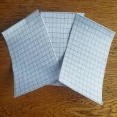 Washable Sashiko Transfers | Stitching Grid | Removable Visible Mending Transfers