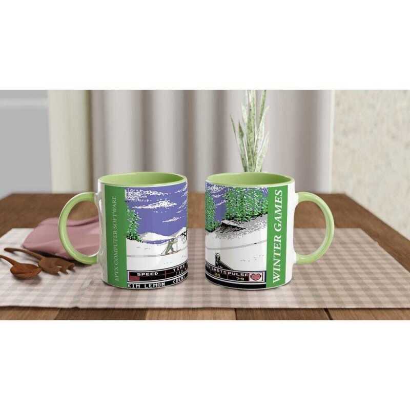 Retro Computer Winter Games Mug