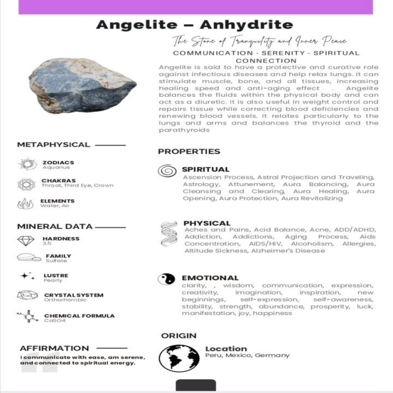 Angelite Gold Necklace