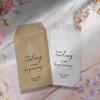 Personalised Wedding Candy Bags | A Sweet Ending to a new Beginning | 15cm × 10cm | White | Wedding, Party - White - Sample (not custom)