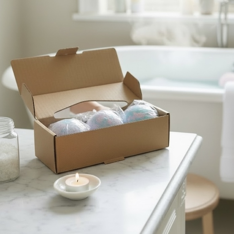 Baby Powder Bath Bomb Set