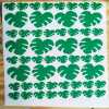Monstera Leaf Stickers 1inch and 0.5inch mix