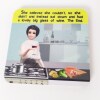 Doll Coaster | Believed she couldn't | Funny coaster for her | drink | Wine coaster | tea | coffee | gift
