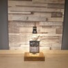 1ltr JD Original Clock-Lamp Block Base- Upcycled - Man Cave - Fathers Day - Gifts For Him -