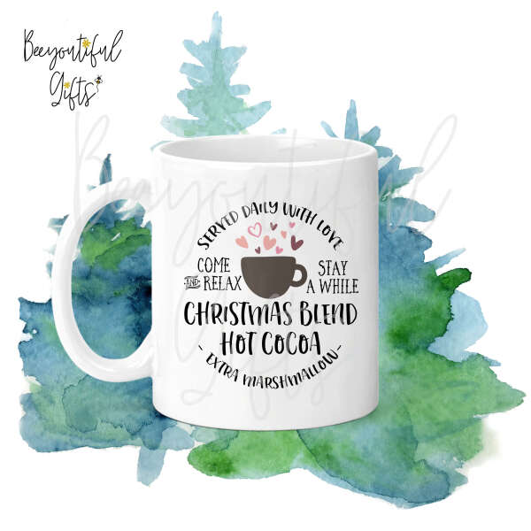 Christmas Ceramic Mug - Christmas Blend Hot Cocoa