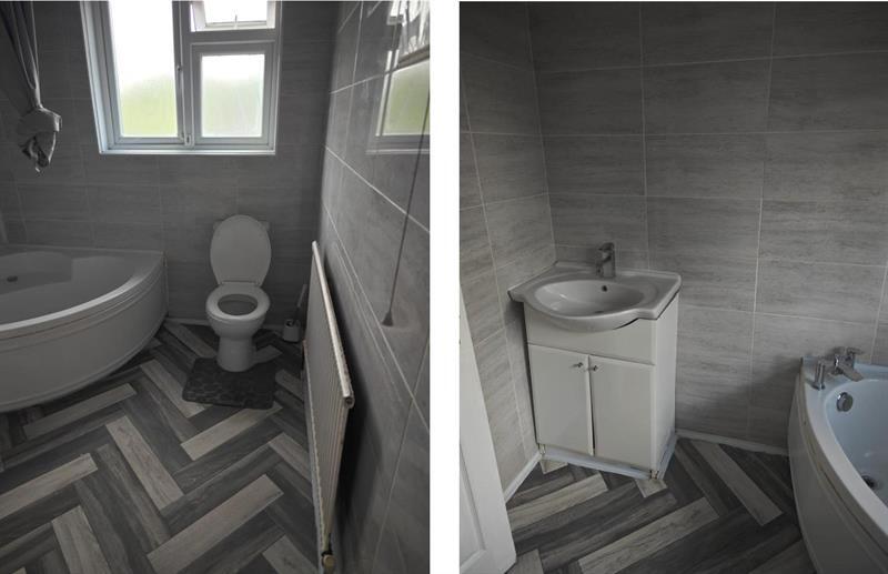 Navigate 828 modern, clean bathroom and interior foyer facilities