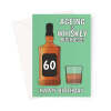Funny 60th Birthday Card For Whiskey Drinker - A5 Portrait - 1 Card