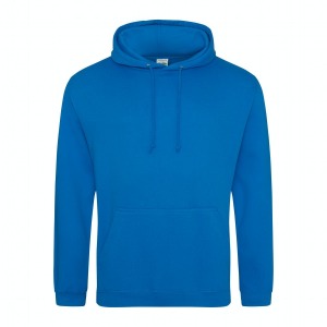 Personalised AWD College Hoodie - Sapphire Blue - S