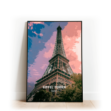 Eiffel Tower - Paris - High Gloss Print - A4 - Standard