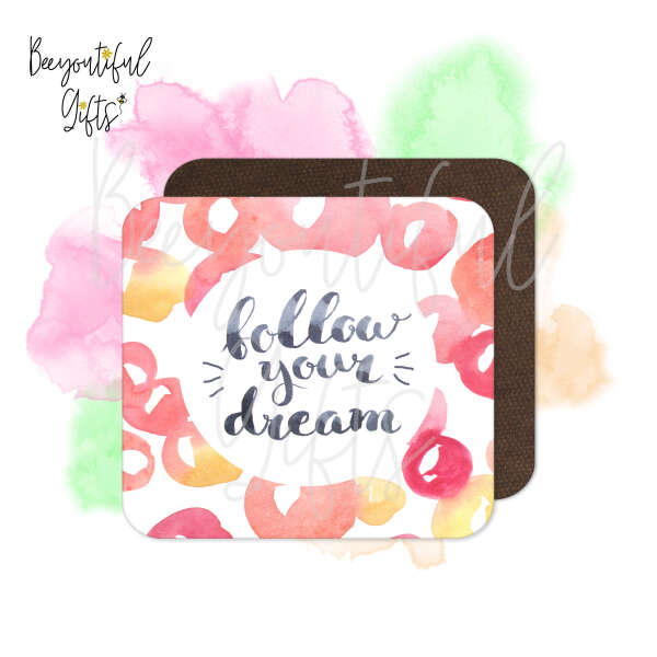 Self Love Coaster - Watercolour Quotes