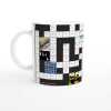 Beatles Albums Crossword Mug - Ceramic White