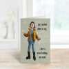 Wizzo pilot themed birthday card - designed by Erica Sturla - 15cm square and blank inside, made in the UK