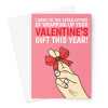 Cheeky Valentine's Day Card for Her – Funny & Playful Design - A5 Portrait - 1 Card