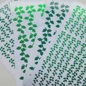 Green Plant Vine Stickers in 1inch or 2inch sizes.
