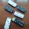 Domino Magnetic Needle Travel Tin | Magnetic Needle Case - Black Six | Three