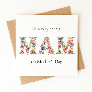 Mother's Day Card - To A Very Special Mam