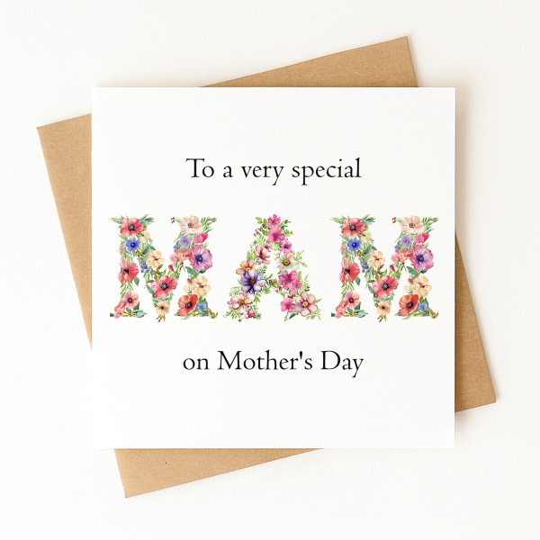 Mother's Day Card - To A Very Special Mam - Standard Smooth Card