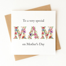 Mother's Day Card - To A Very Special Mam - Standard Smooth Card