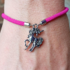 Pink kids bracelet with a Unicorn Charm