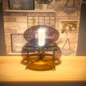 Vintage brass No 55 camping cooker - converted to electric - Made in England