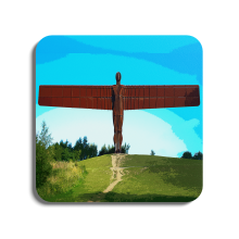 Angel of the North - Newcastle | Global Artwork Wooden Coaster