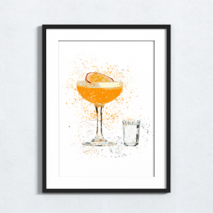 Pornstar Martini Splash Effect Art Print