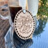 Fathers day from the bump, baby ultrasound fridge magnet, First fathers day gift, 1st fathers day, fathers day gift from wife,love from bump