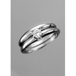 Holy Mackerel diamond retro black and white photographic card featuring a vintage image of a wedding and an engagement ring - 12.6 x 17.7cm and blank inside