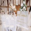 Wedding Welcome Sign / A2 Acrylic Sign / Personalised Sign / Acrylic Welcome Board / Welcome To The Wedding / - A3 CLEAR - Black