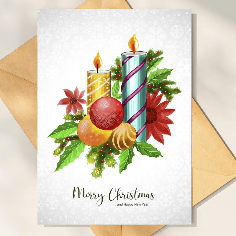 Corporate Christmas Cards Branded | Corporate | Company | Christmas Cards for Clients  Staff, Co-Workers, Teams & Clubs Christmas Cards - A6 - 4.1" x 5.8"