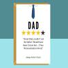 Funny Personalised Father's Day Card - Ideal for your Dad this Fathers Day - Customise the front of the card