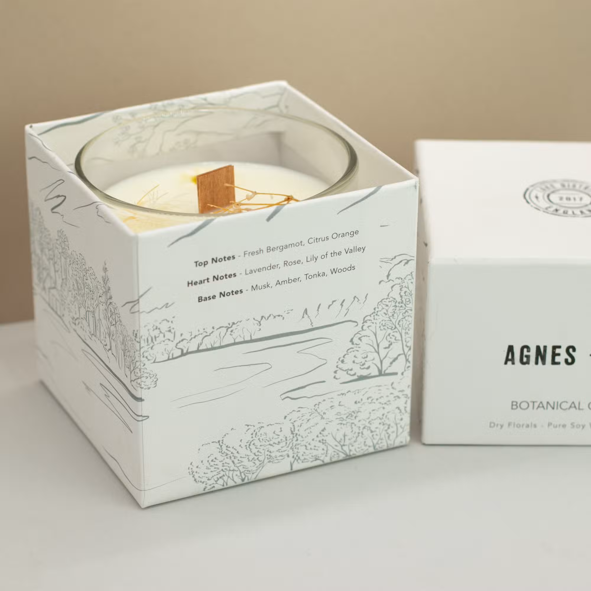 Agnes & Cat Botanical Soy Wax Candle &ndash; Windermere