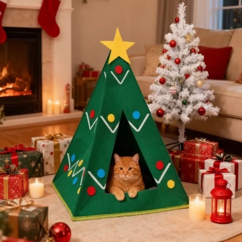 Christmas Tree Pet Play Tent