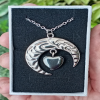 Hematite Heart Necklace