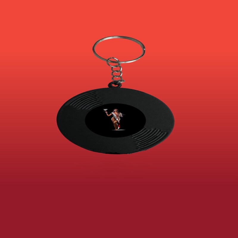 Beyonc&eacute; Vinyl 3D Print Keychains / Keyrings - 4