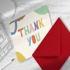 Printed Thank You / Note Postcards Multicoloured Fancy with Envelope | A6 Size Format | Small Business, Gifts, Events - Squared (No Env) - 8