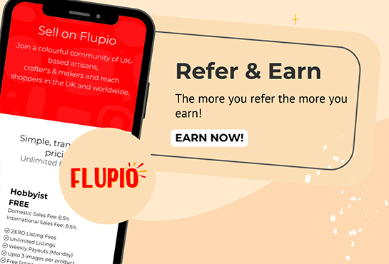 Earn £'s with Flupio Marketplace Referral Program