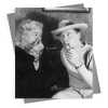 Is that you? - vintage black and white themed card - 12.6 x 17.7cm and blank inside - made in the UK