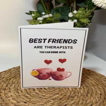 Handmade Best Friends Card