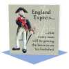 Funny historical birthday card featuring Vice Admiral Nelson - designed by Erica Sturla - 15cm square and blank inside, made in the UK