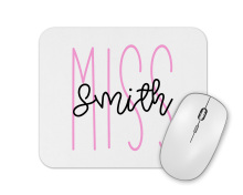 Personalised Mouse Mat - Teacher's Name Miss/Mrs/Mr