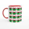 Welsh Dragon Pattern Mug - Ceramic White