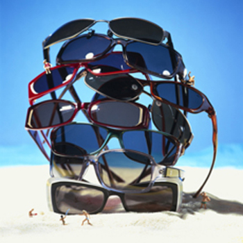 90 Degrees in The Shade 150mm Square Greetings Card by Akiko Ida and Pierre Javelle