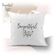 Photo Upload Gift - Cushion Cover with Canvas Effect (Filled)