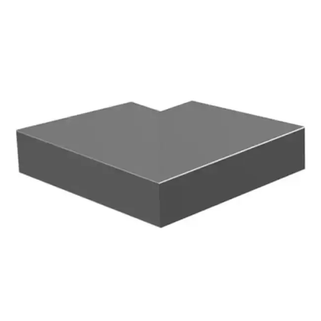 Aluminium Sloping Roof Cappings 90 Degree External Angle | Clad Fab