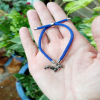 Dark Blue kids bracelet with a Sausage Dog Charm