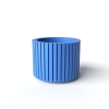 The Zelno Planter Pot with Drainage Tray & Stand Included - Black - 3"